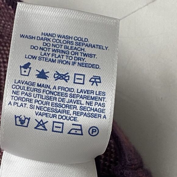 Lot Lands End Plaid Mock Neck Stretch Cotton Blend Sweaters Women's Small (6-8) - Picture 6 of 16